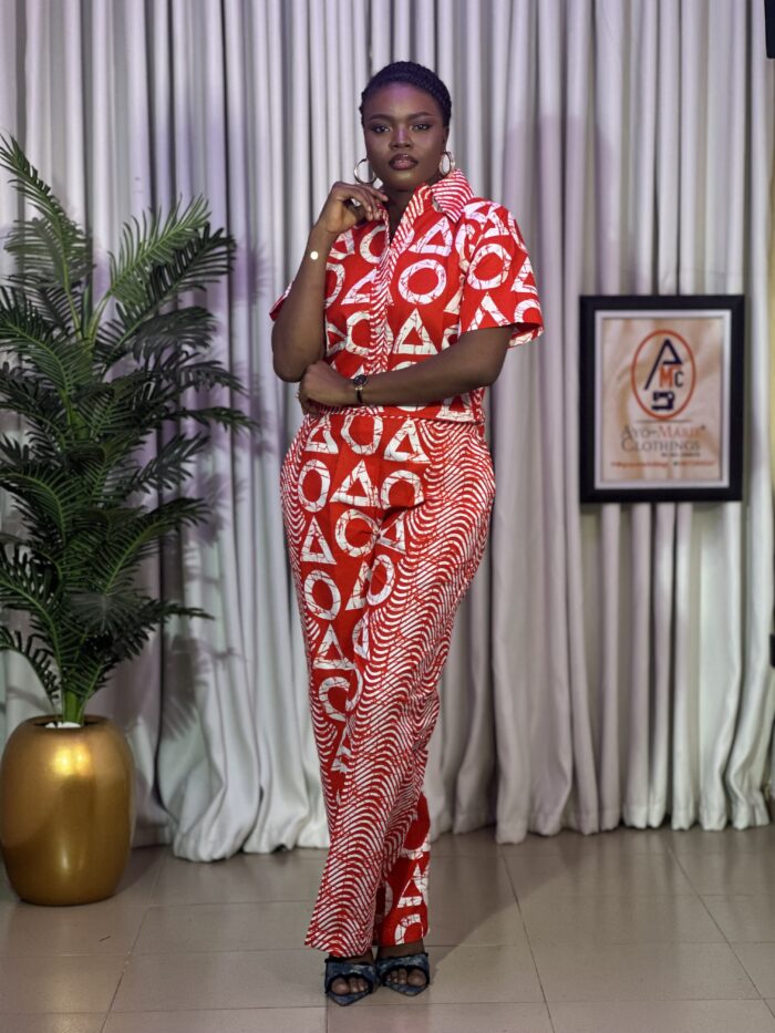 ABIOLA 2PCs SET(RED) - Image 1