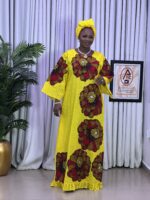 REBECCA LACE X ANKARA DRESS - Image 4