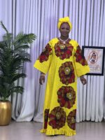 REBECCA LACE X ANKARA DRESS
