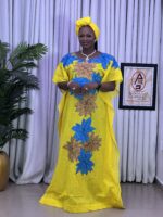 DAMILOLA LACE X ANKARA DRESS