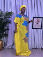 DAMILOLA LACE X ANKARA DRESS - Image 2