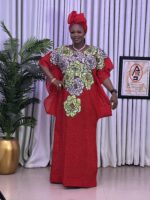 FRANCA LACE X ANKARA DRESS