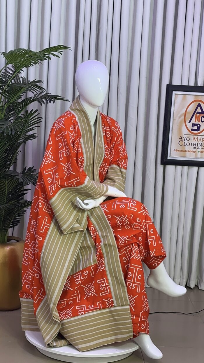 DASOLA 2PCs SET(Orange&Nude) - Image 1